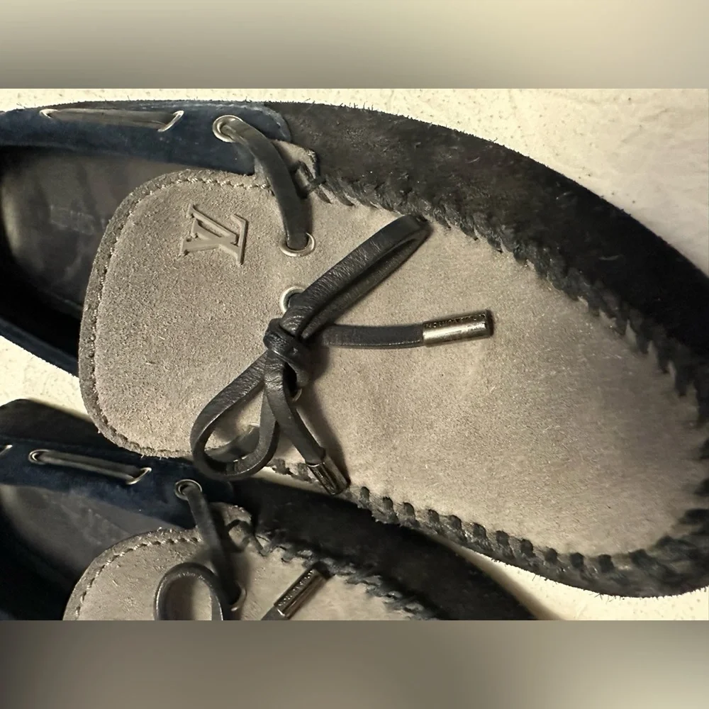VINTAGE LOUIS VUITTON MEN’S DRIVER/LOAFER/MOCASSIN - USED - Picture 6 of 8